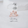 Birth Flower Name Ring - Camillaboutiqueshop