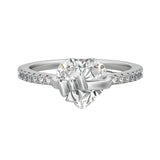 Bow Heart Promise Ring - camillaboutiqueshop