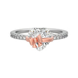 Bow Heart Promise Ring - camillaboutiqueshop