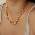 Braid Rope Chain Necklace - Camillaboutiqueco