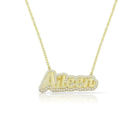 Bubble Name Necklace - Camillaboutiqueshop