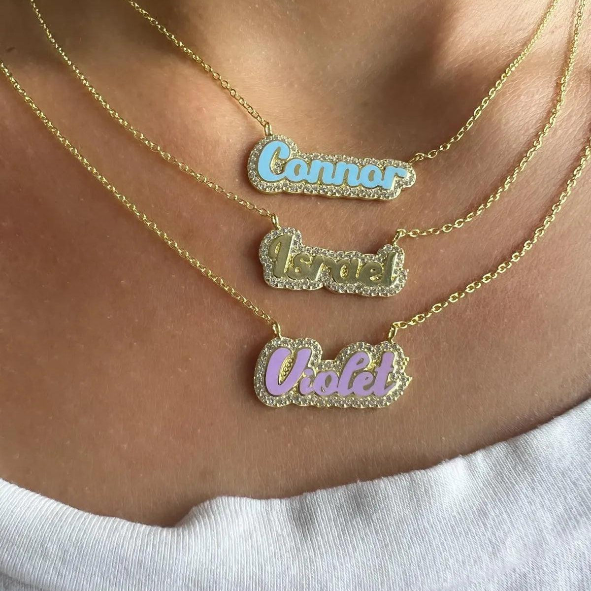 Bubble Name Necklace - camillaboutiqueshop