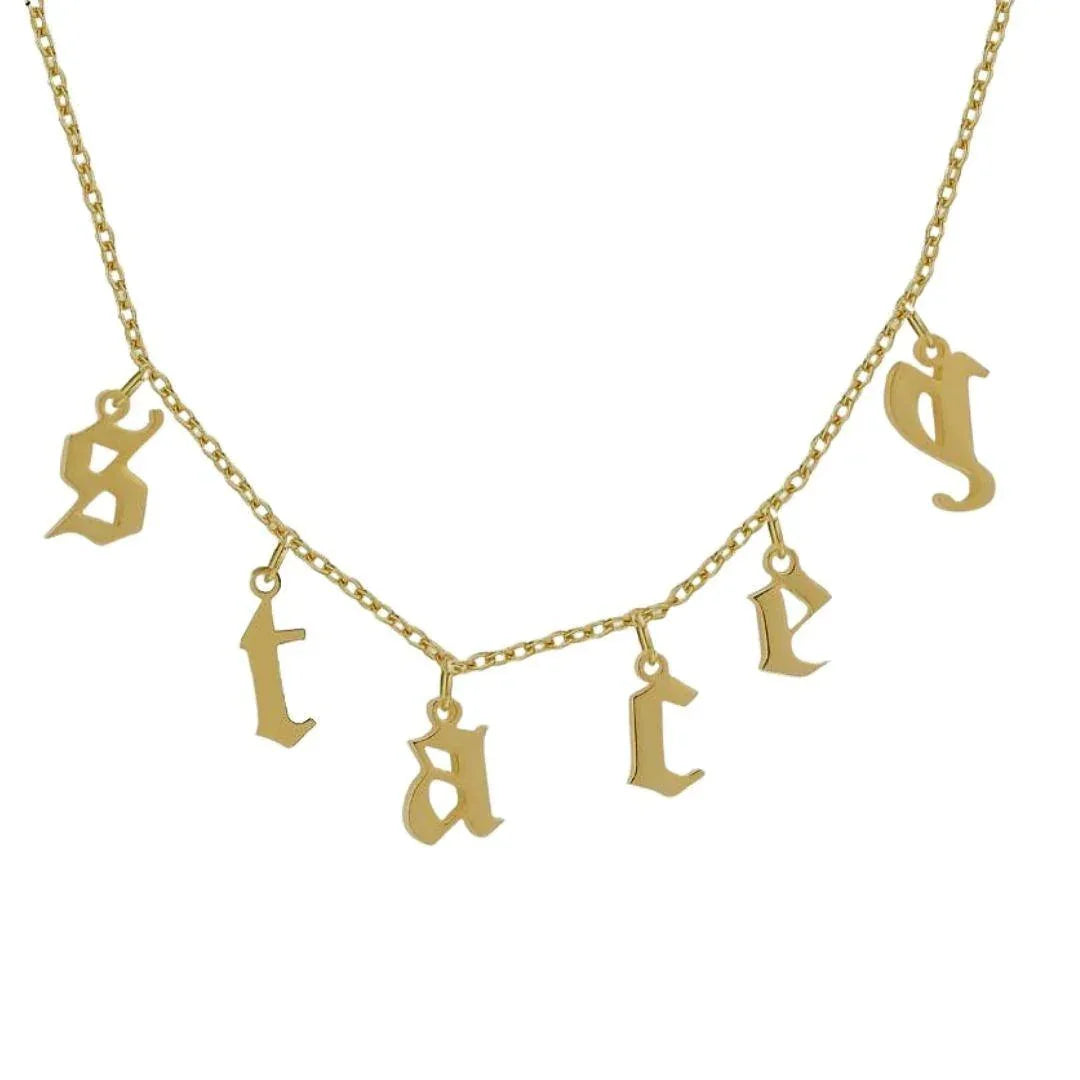 Choker Name Necklace - camillaboutiqueshop