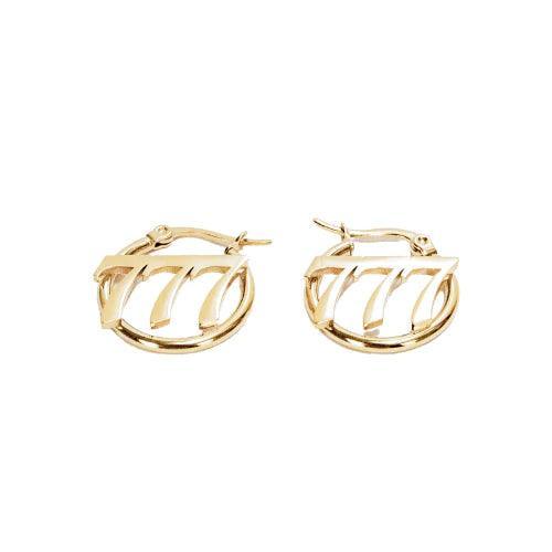 Custom Angel Numbers Hoop Earrings - Camillaboutiqueshop