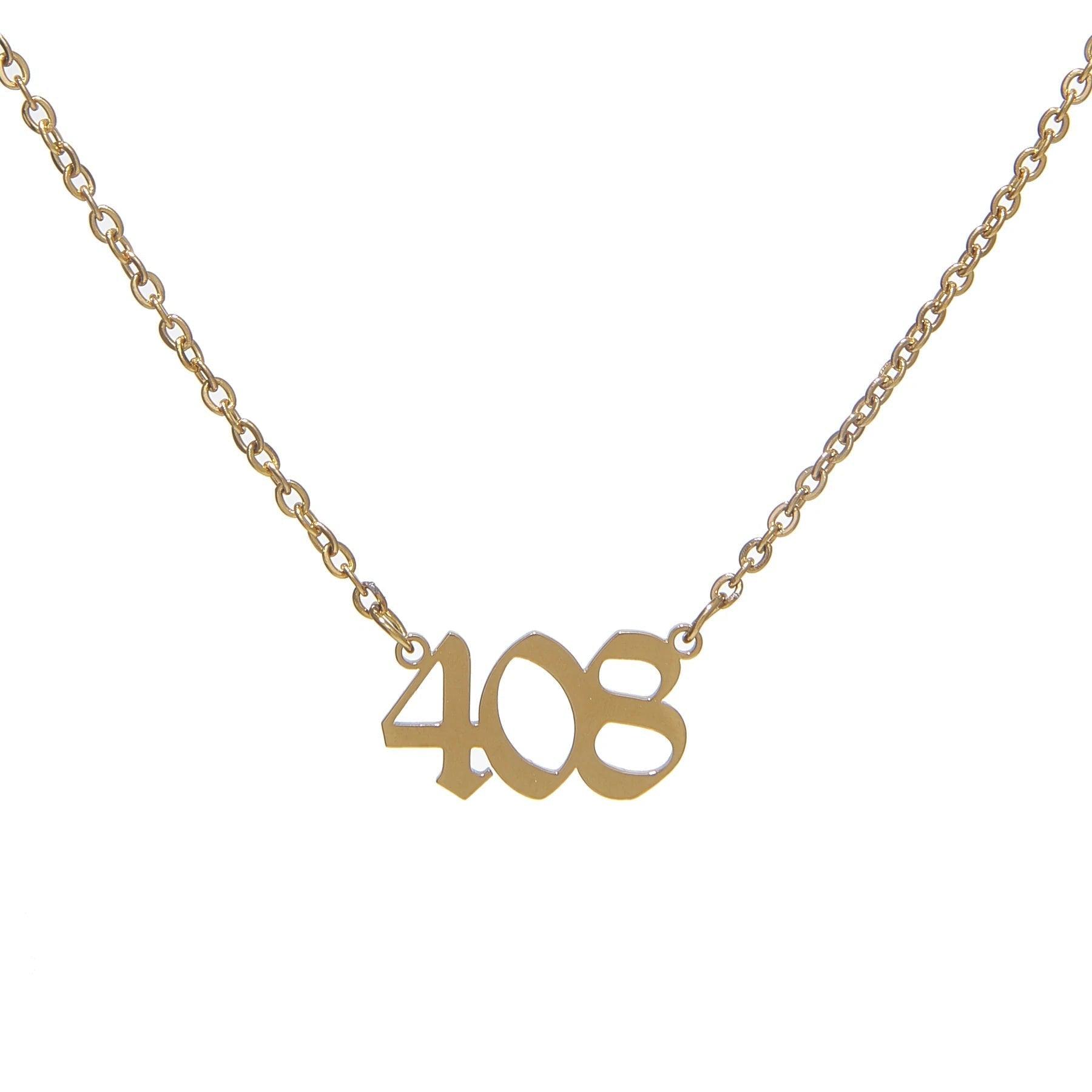 Custom Area Code Number Necklace - Camillaboutiqueshop