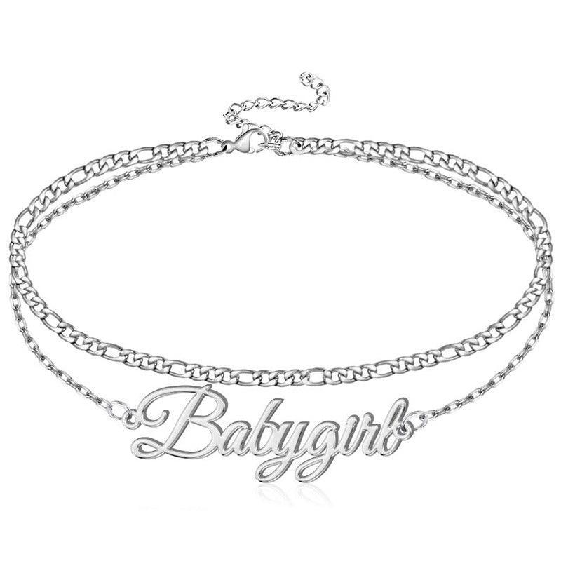 Custom Double Layer Anklet - camillaboutiqueshop