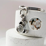 Custom Heart Photo Keychain - camillaboutiqueshop