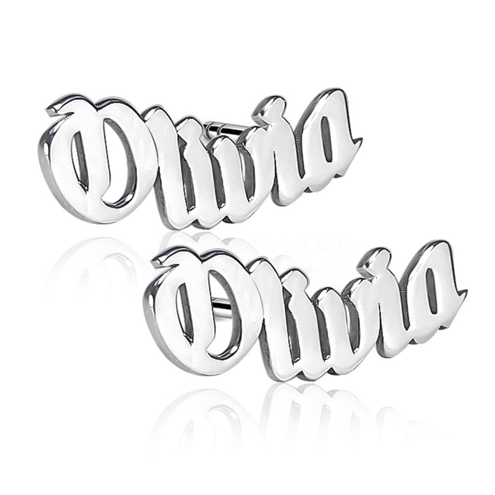 Custom Name Earrings - Camillaboutiqueshop