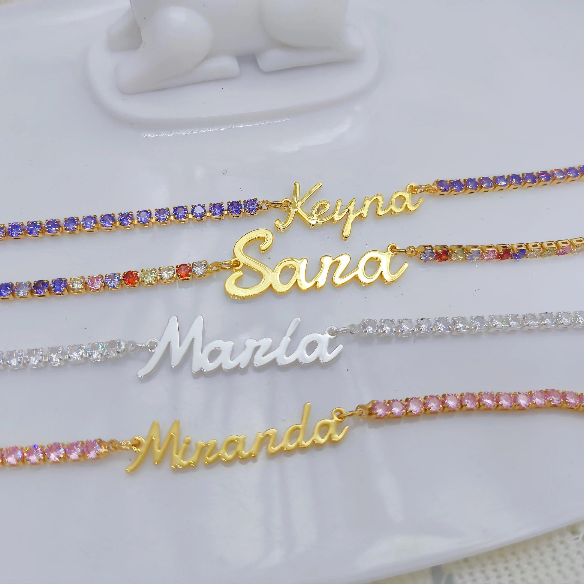 Custom Name Tennis Necklace - Camillaboutiqueshop