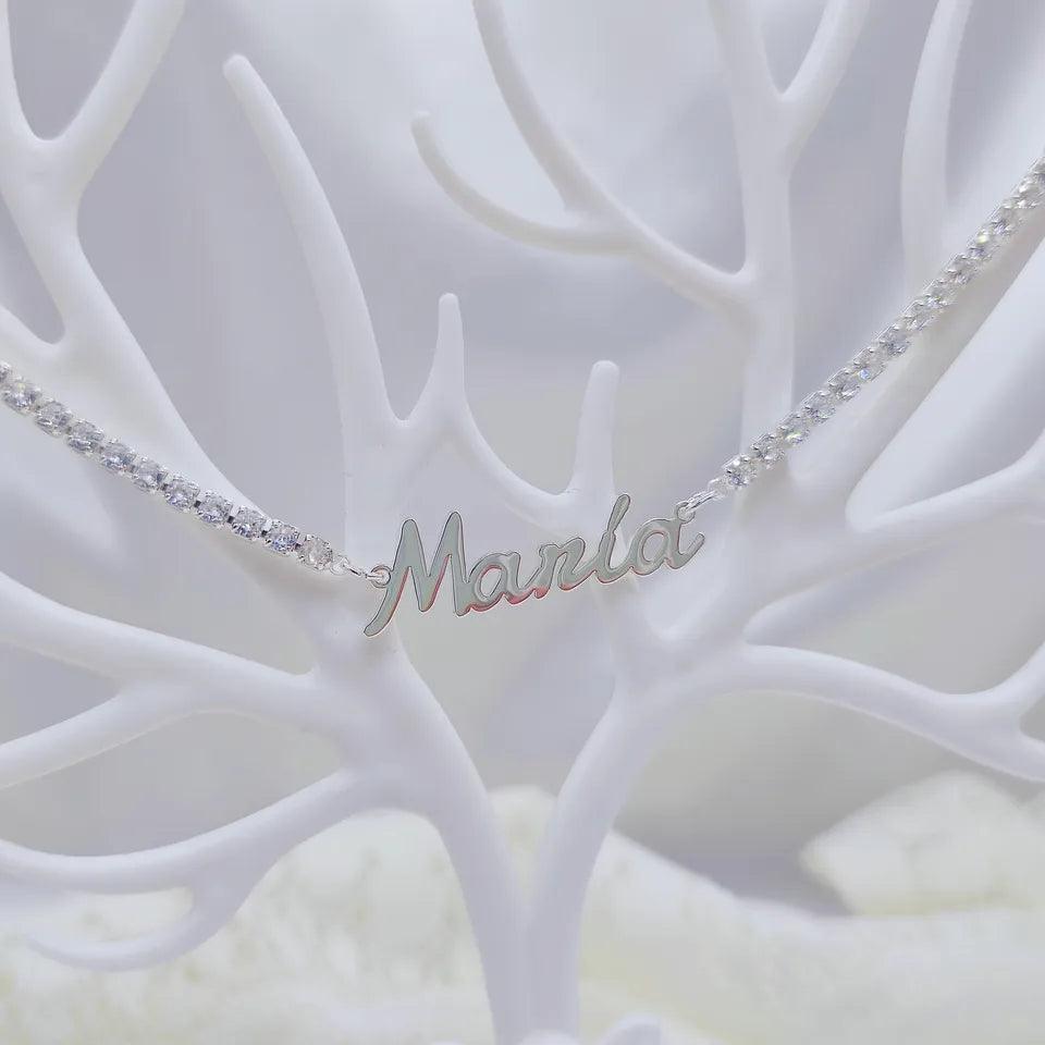 Custom Name Tennis Necklace - Camillaboutiqueshop