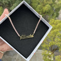 Custom Name Tennis Necklace - Camillaboutiqueshop