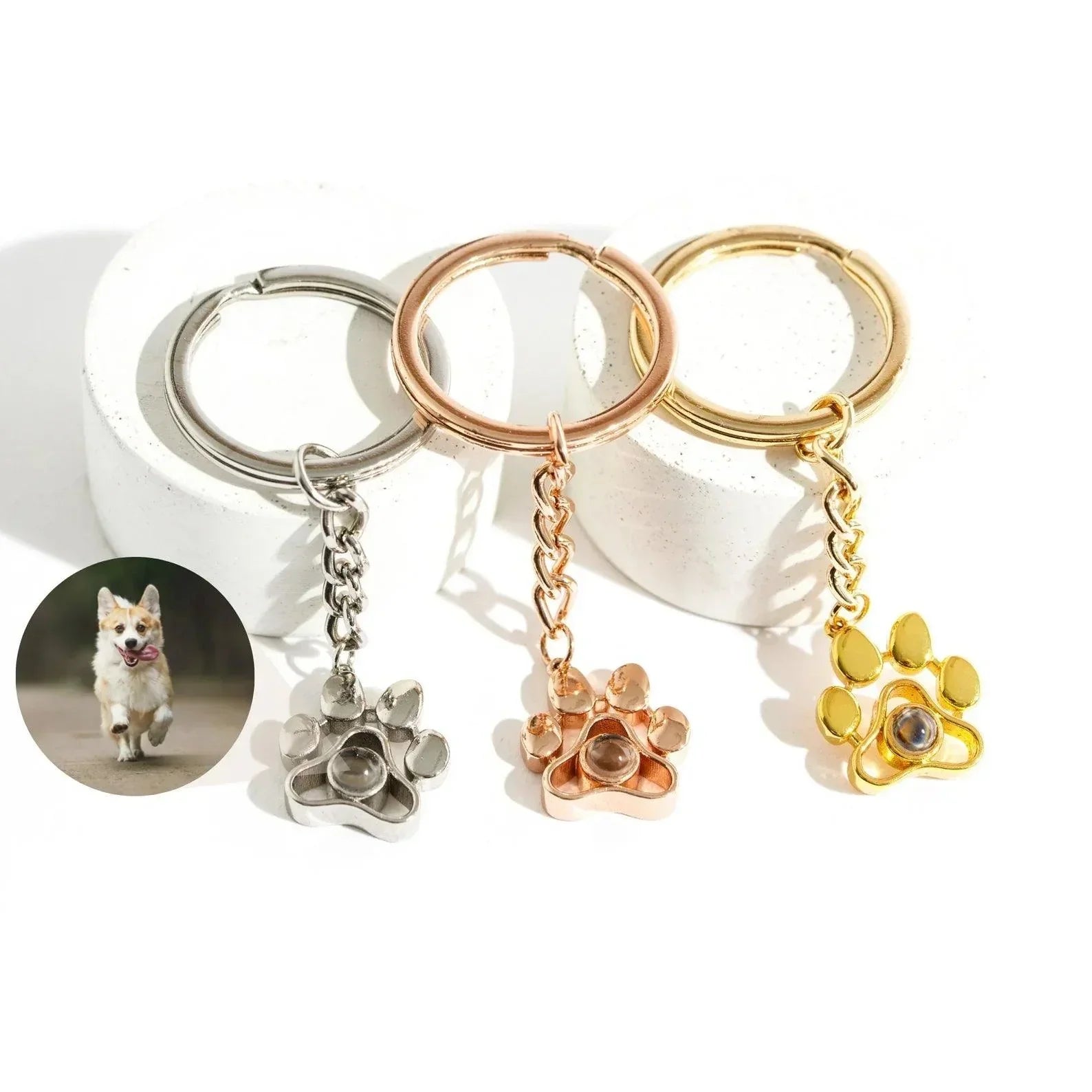 Custom Pet Photo Keychain - camillaboutiqueshop