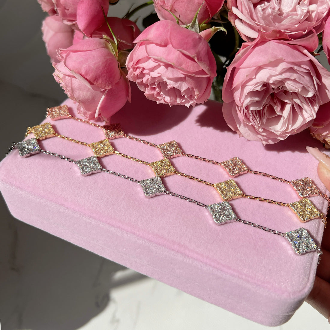 Diamante Clover Bracelet - camillaboutiqueshop