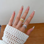 Diamond Rapunzel Crown Ring - camillaboutiqueshop