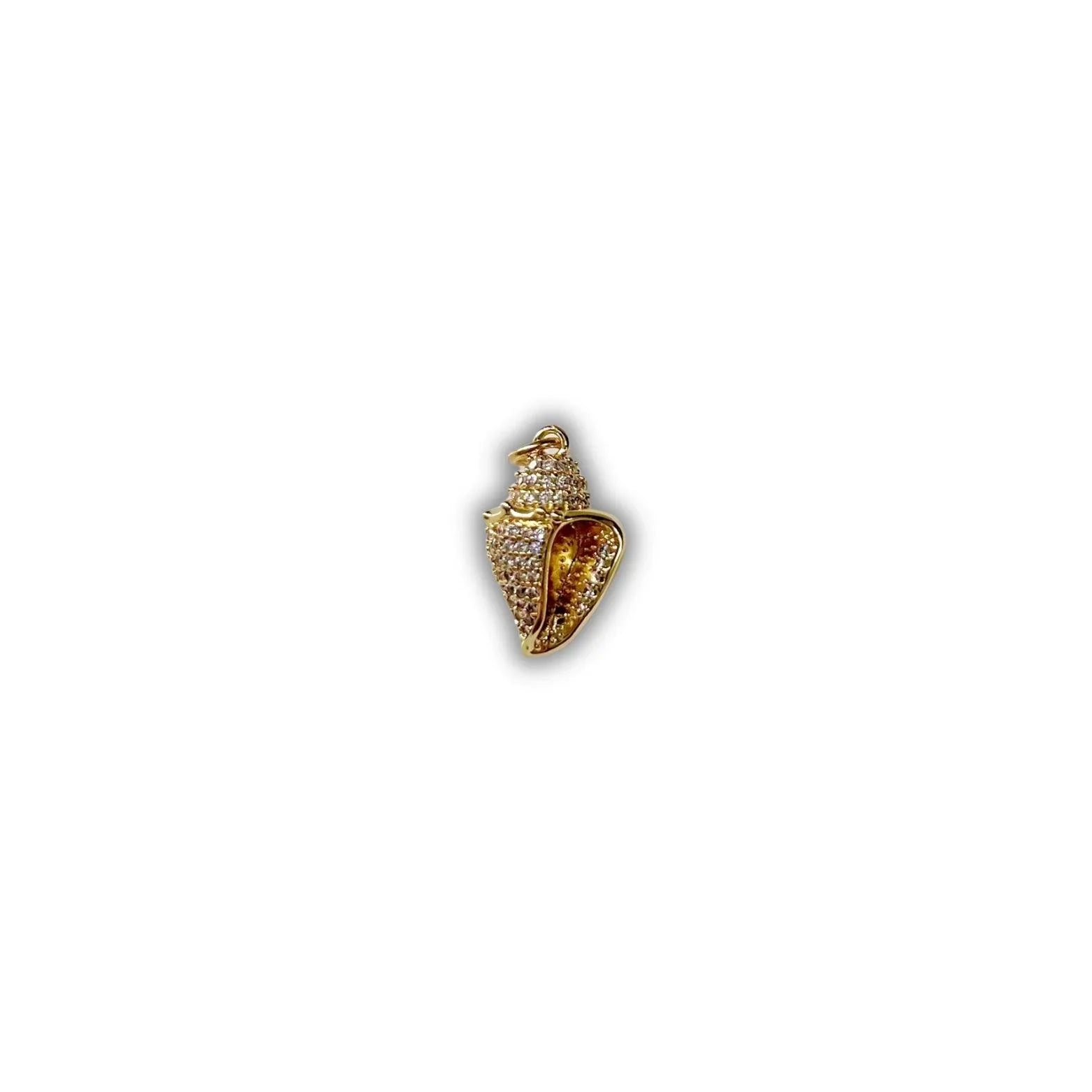 Diamond Spiral Shell Charm - camillaboutiqueshop