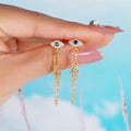 Evil Eye Link Earring - Camillaboutiqueshop