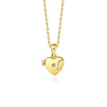 Heart Mini Locket Necklace - Camillaboutiqueshop