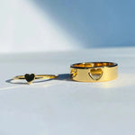 Heart Puzzle Matching Couple Rings - camillaboutiqueshop