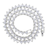 Heart Tennis Necklace - camillaboutiqueshop