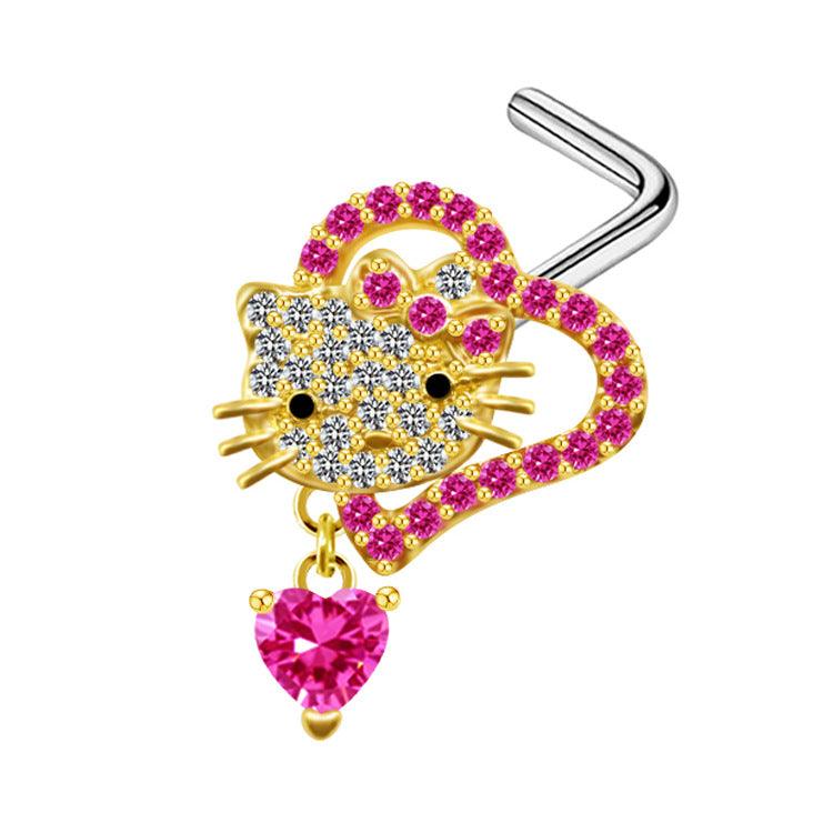 Hello Kitty Nose Piercing Ring - Camillaboutiqueshop