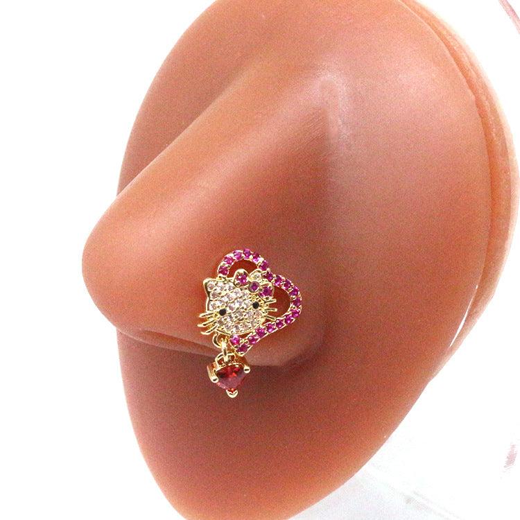 Hello Kitty Nose Piercing Ring - Camillaboutiqueshop