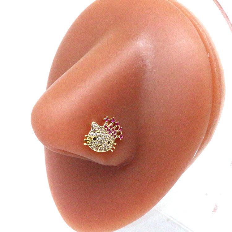 Hello Kitty Nose Piercing Ring - Camillaboutiqueshop