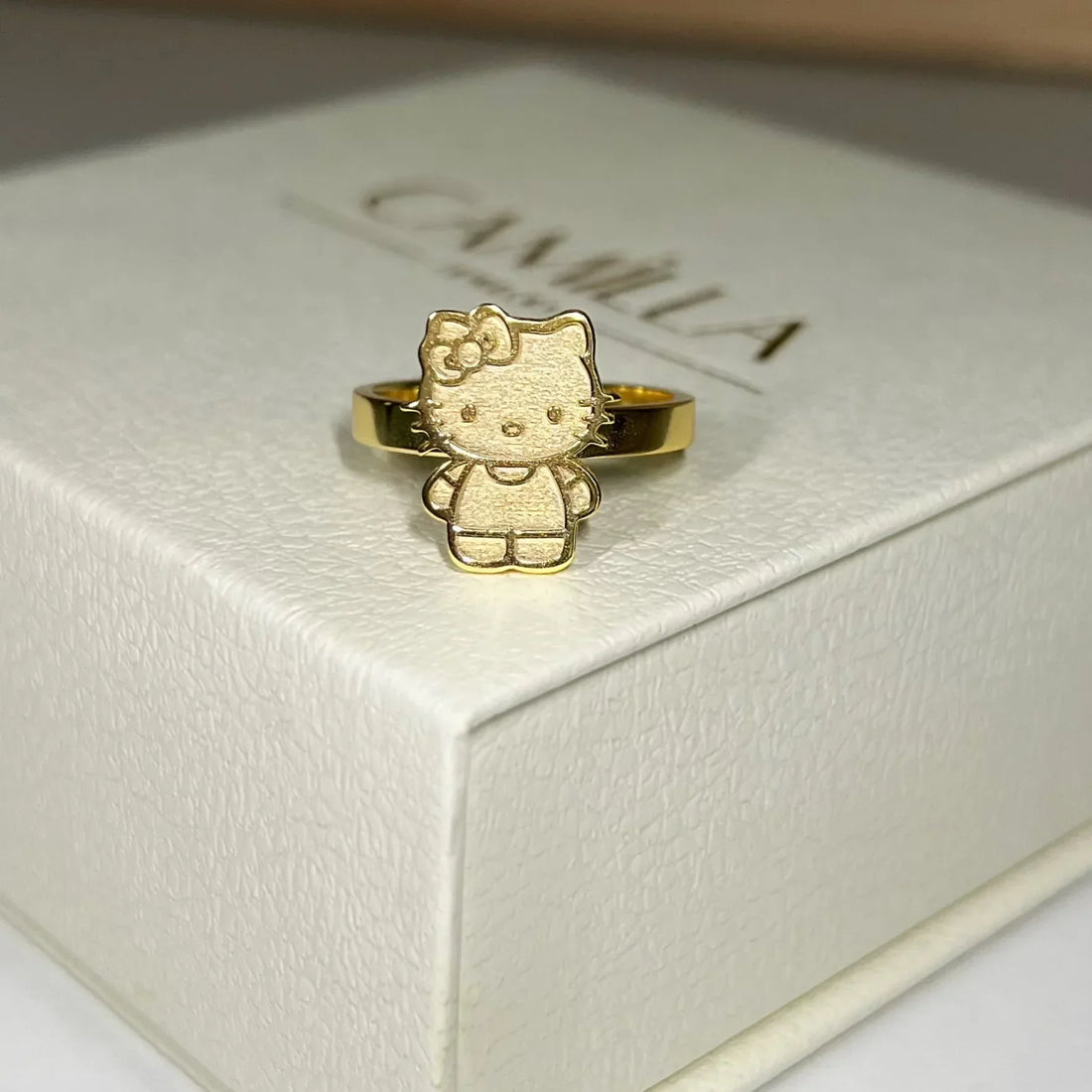 Hello Kitty Ring -Sterling Silver - Camillaboutiqueshop