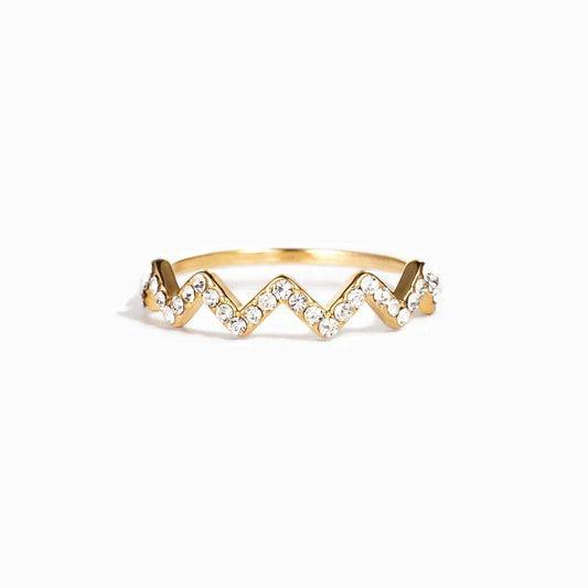 Highs and Lows Wave Ring - Camillaboutiqueshop