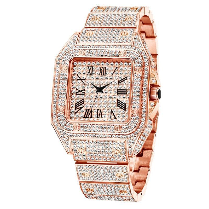 Iced Out Watch - Square Face - camillaboutiqueshop