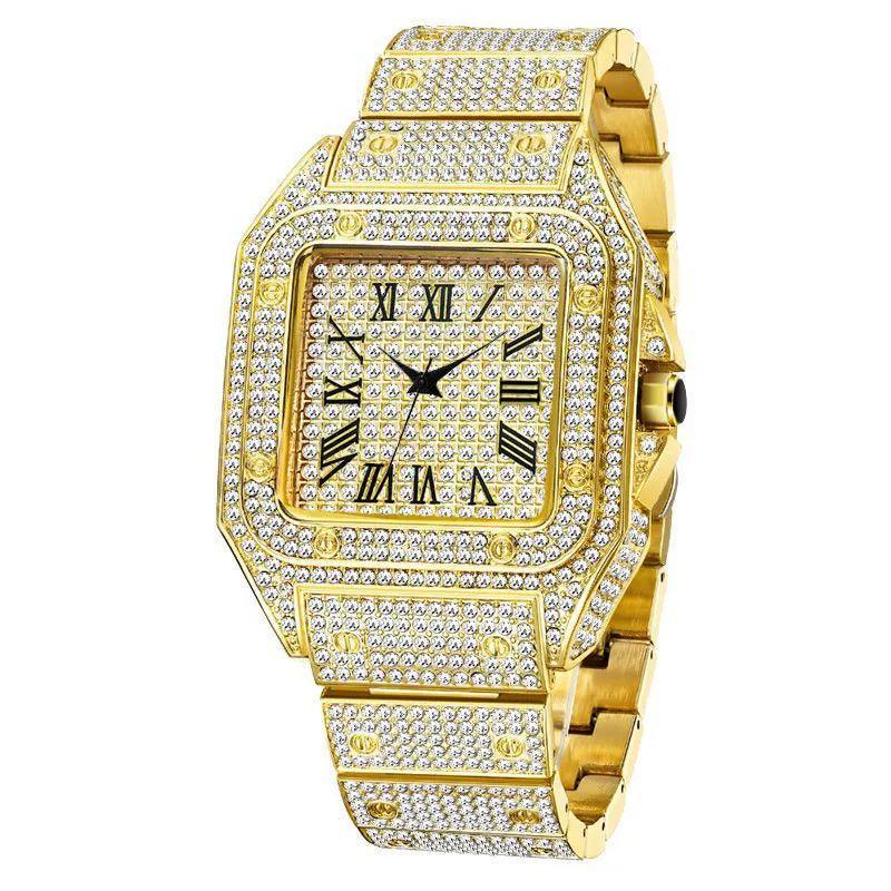 Iced Out Watch - Square Face - camillaboutiqueshop