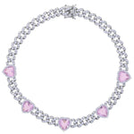 ICY HEART CUBAN CHAIN NECKLACE - camillaboutiqueshop