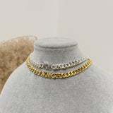 Initial Choker Necklace - camillaboutiqueshop