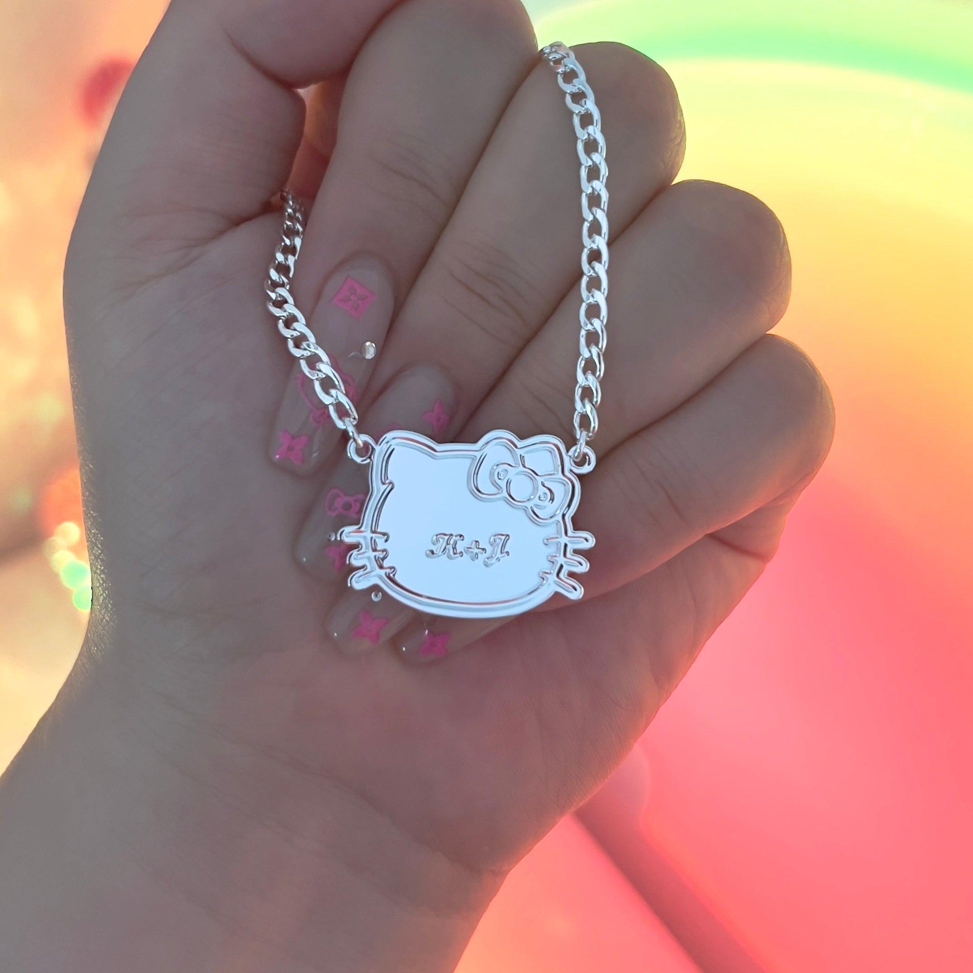 Kitty Nameplate Necklace - Camillaboutiqueshop