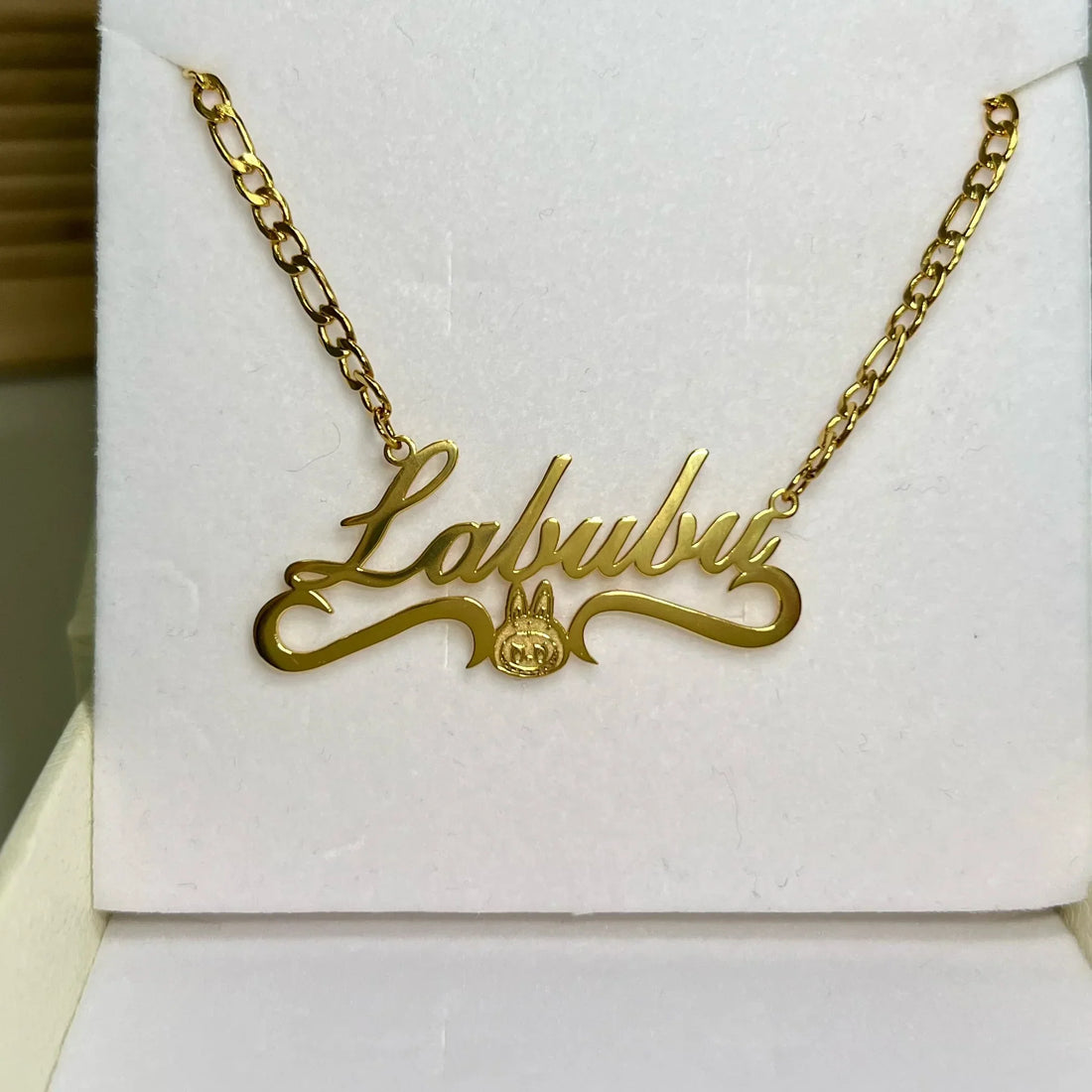 Labubu Custom Name Necklace - Sterling silver version - Camillaboutiqueshop