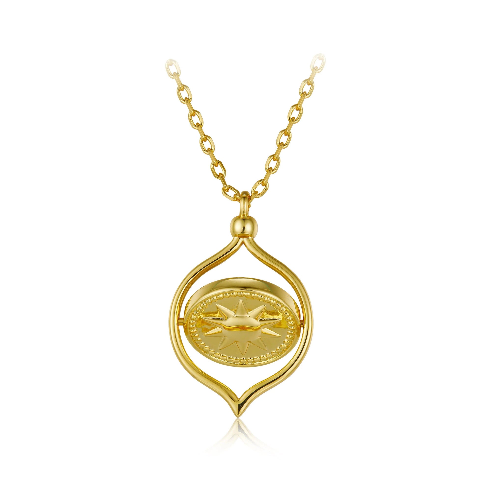 Moon Star Rotate Necklace - Camillaboutiqueshop