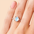 Moonstone Ring - Pear - Camillaboutiqueco