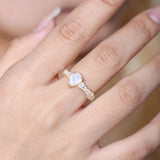 Moonstone Ring - Pear - camillaboutiqueshop