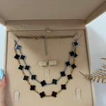 Multi 10 Motifs Clover Necklace - camillaboutiqueshop