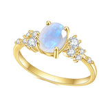 Oval Moonstone Ring - camillaboutiqueshop