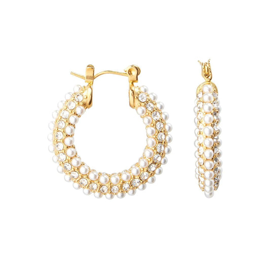 PEARL JOY HOOPS. - Camillaboutiqueshop