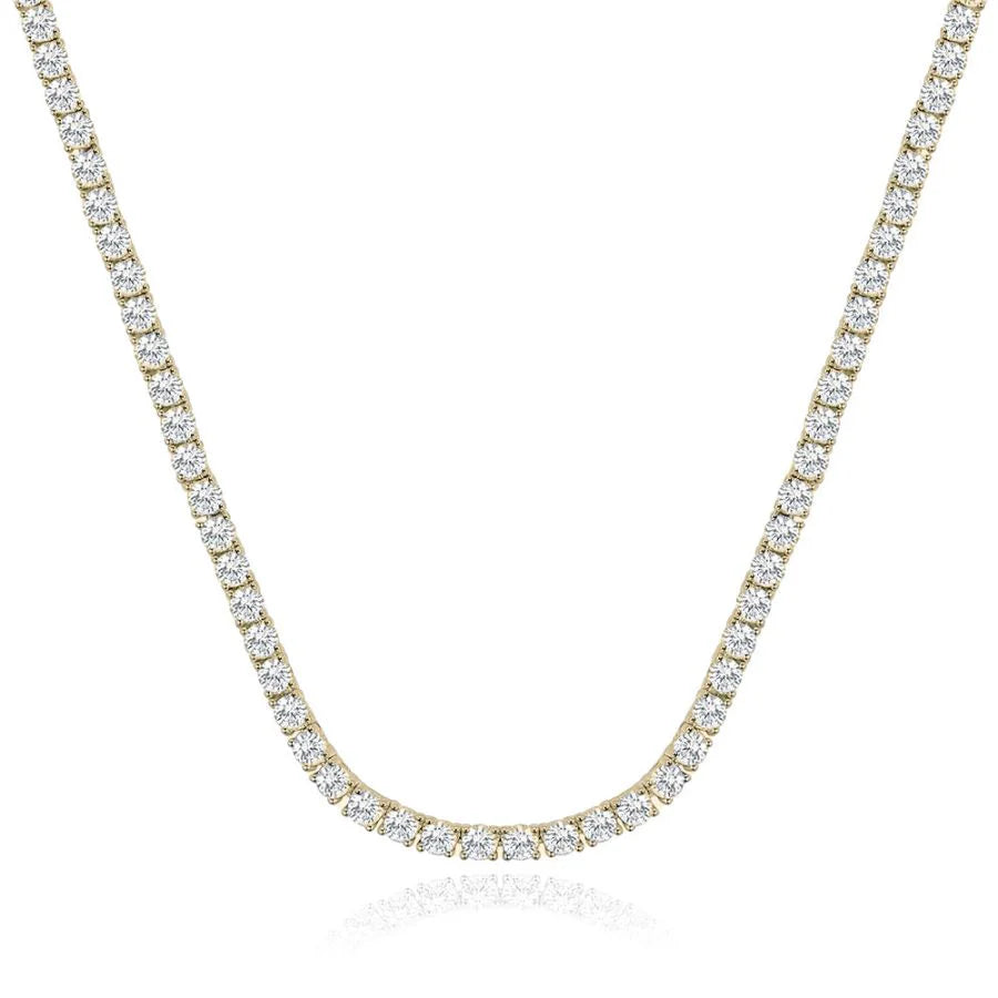 Classic Cubic Zirconia Tennis Necklace - 3mm