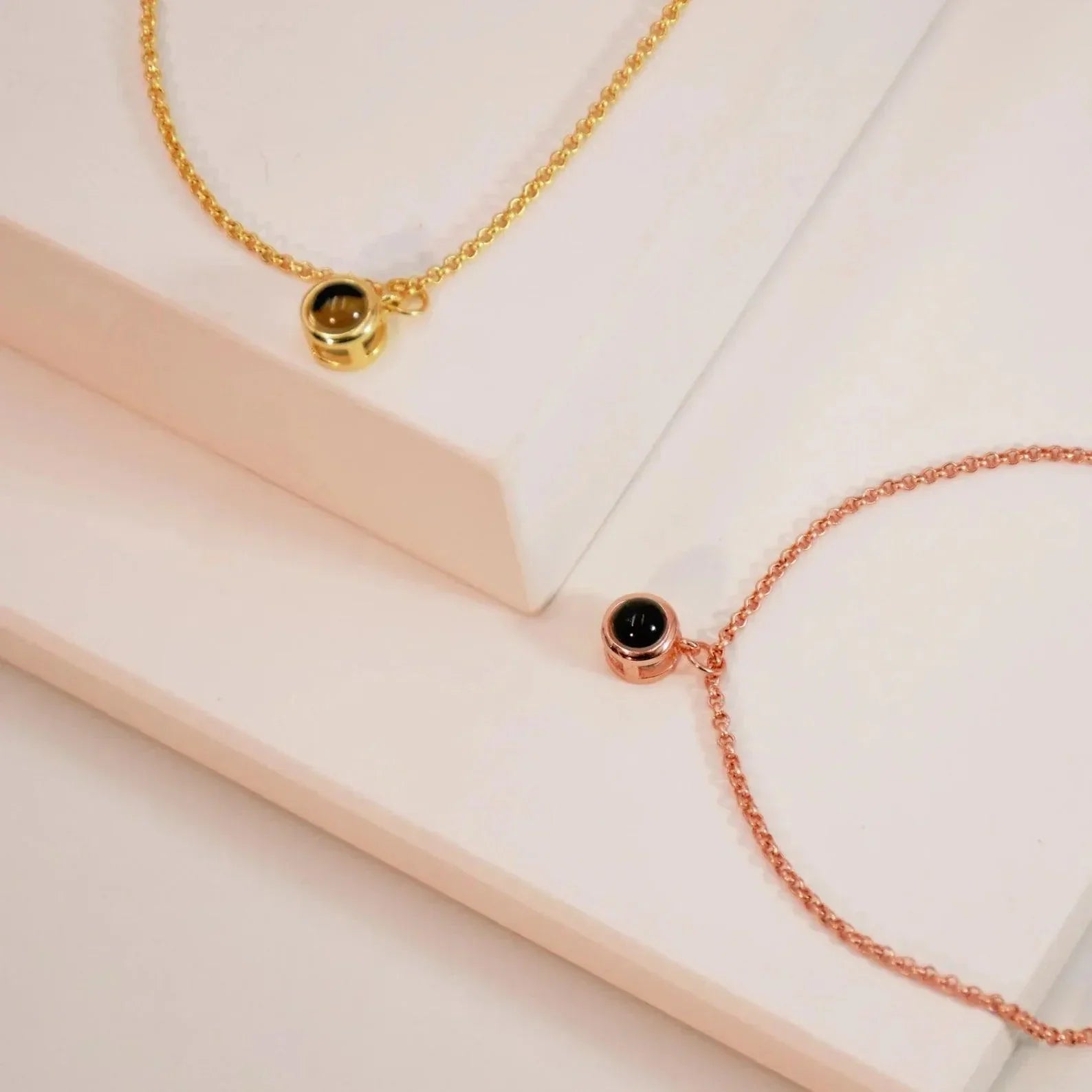 Personalized Circle Photo Bracelet - Sterling Silver - camillaboutiqueshop