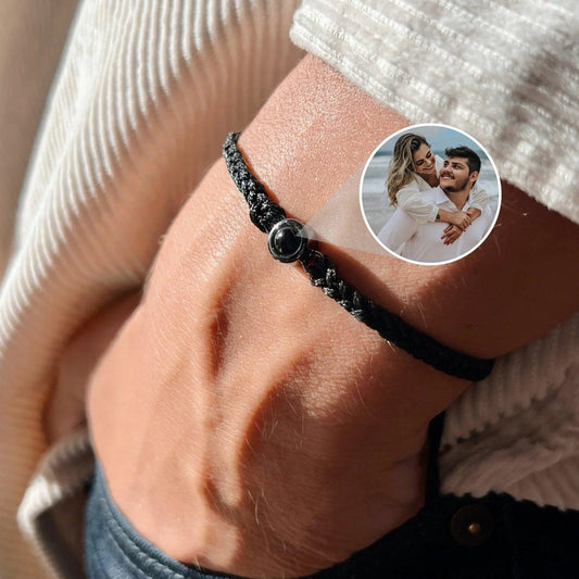 Personalized Circle Photo Bracelet With Picture Inside - Camillaboutiqueshop