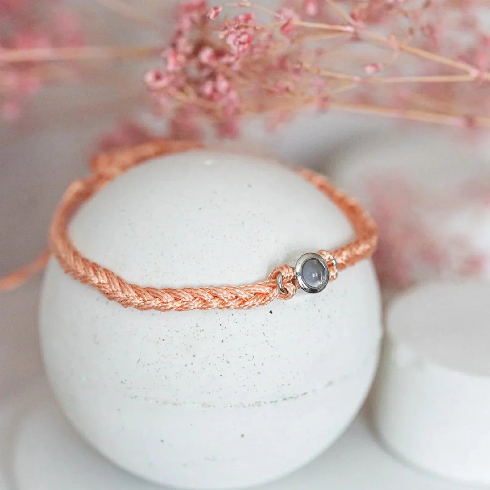 Personalized Circle Photo Bracelet With Picture Inside - camillaboutiqueshop