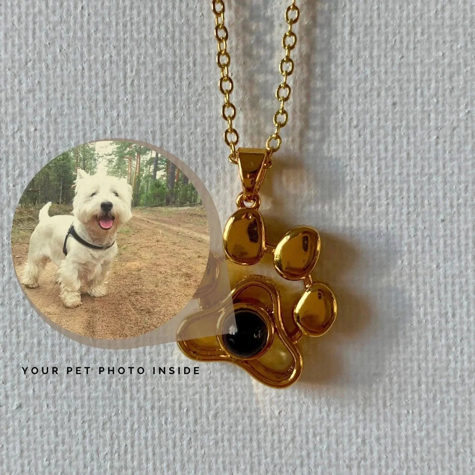 Personalized Pet Photo Necklace With A Picture Inside - camillaboutiqueshop