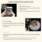 Personalized Photo Projection Necklace Jumping Heart Pendant With Picture Inside - camillaboutiqueshop