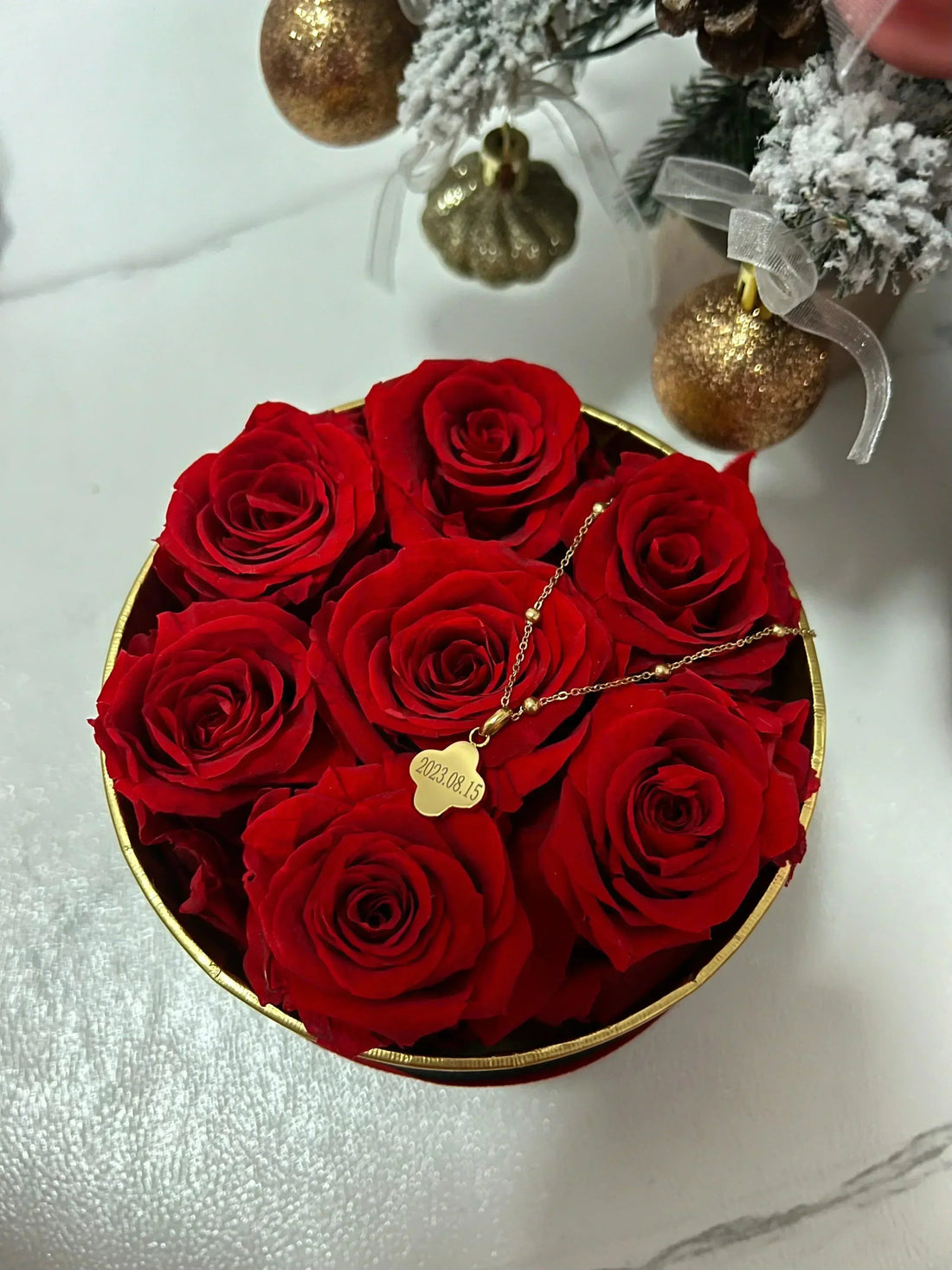 Textured Clover Necklace - camillaboutiqueshop