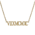 Roman Numeral Necklace - Camillaboutiqueshop