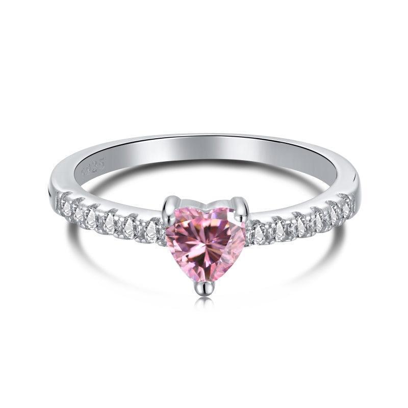 Solitaire Heart CZ Ring - camillaboutiqueshop