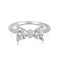Sparkling Pink Bow Ring - Camillaboutiqueshop